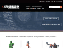 Tablet Screenshot of groundworkexperts.com